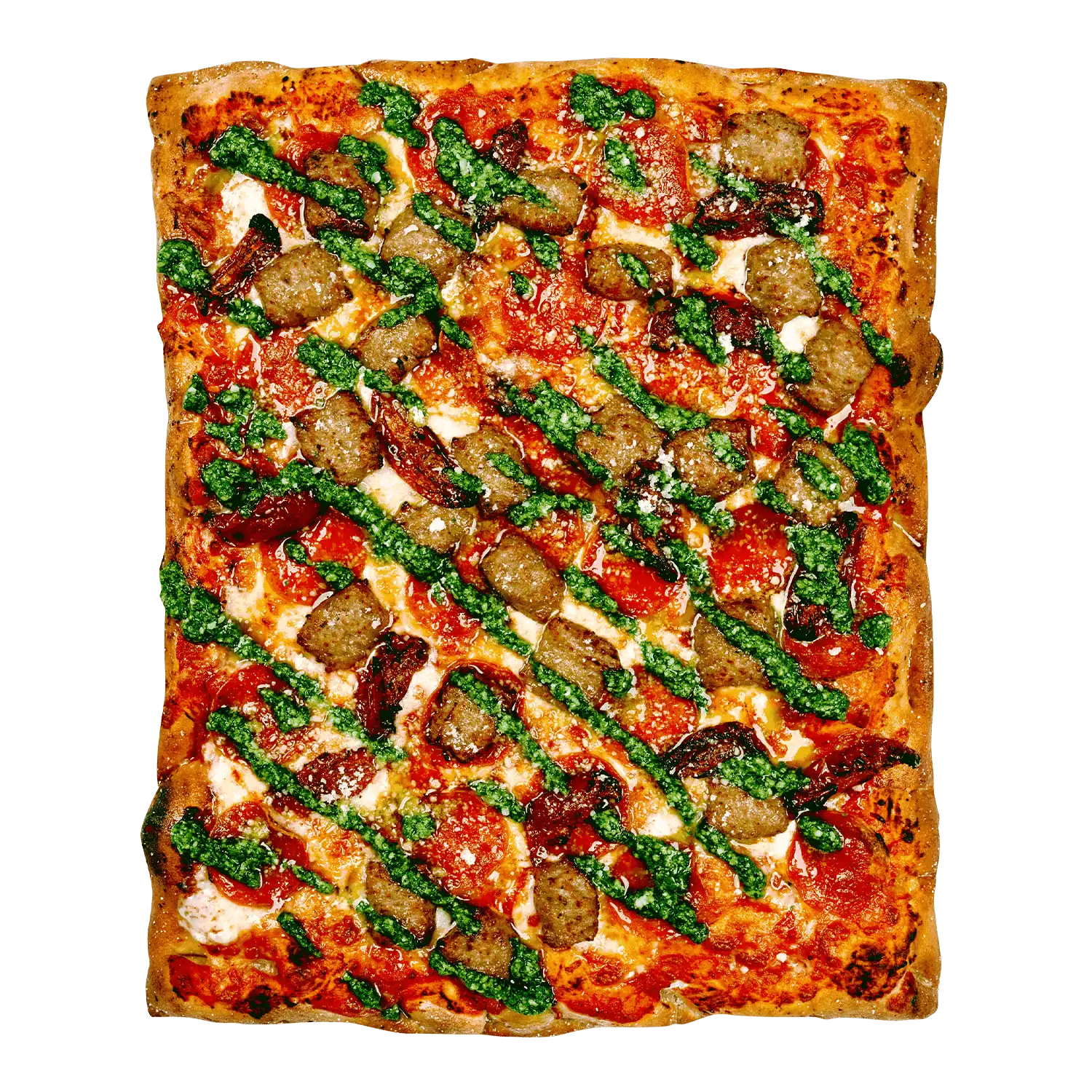 Top down image of family flatbread recipe