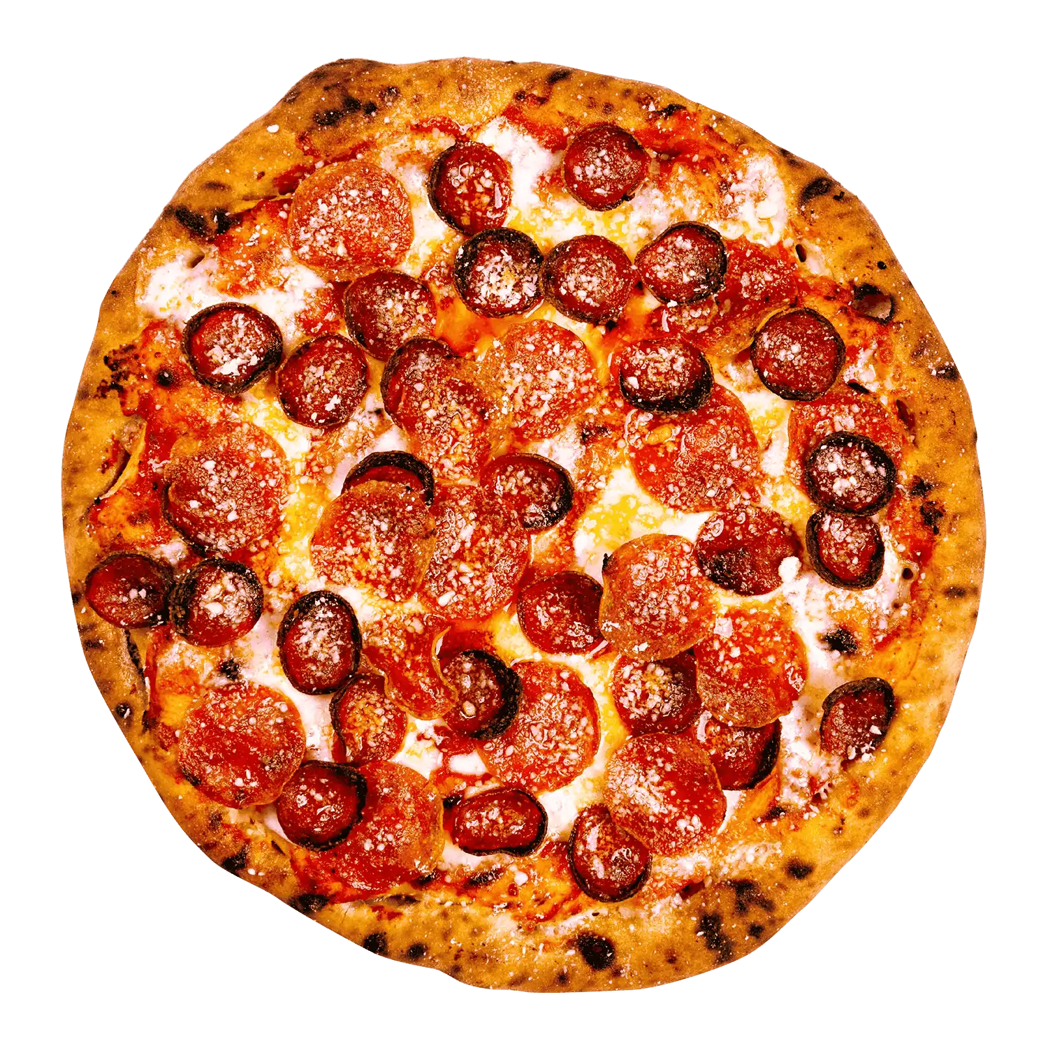 Top down image of Round crust recipe